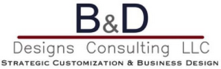 B&D DESIGNS CONSULTING LLC STRATEGIC CUSTOMIZATION & BUSINESS DESIGN