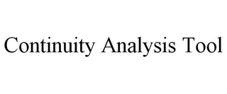 CONTINUITY ANALYSIS TOOL