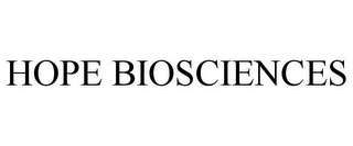 HOPE BIOSCIENCES