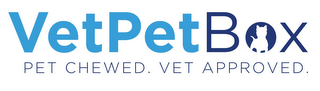 VETPETBOX PET CHEWED. VET APPROVED.