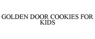 GOLDEN DOOR COOKIES FOR KIDS