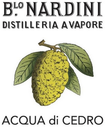 B.LO NARDINI DISTILLERIA A VAPORE ACQUADI CEDRO