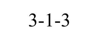 3-1-3