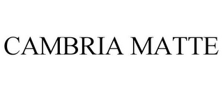 CAMBRIA MATTE