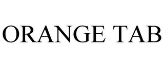 ORANGE TAB