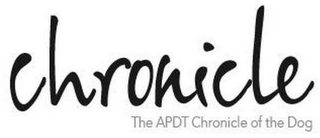 CHRONICLE THE APDT CHRONICLE OF THE DOG