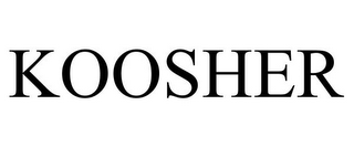 KOOSHER