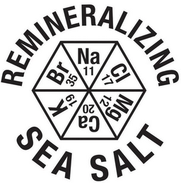 REMINERALIZING SEA SALT NA 11 CL 17 MG 12 CA 20 K 19 BR 35