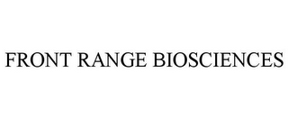 FRONT RANGE BIOSCIENCES