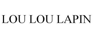 LOU LOU LAPIN