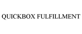 QUICKBOX FULFILLMENT