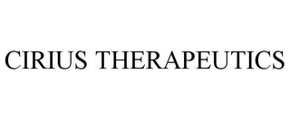 CIRIUS THERAPEUTICS