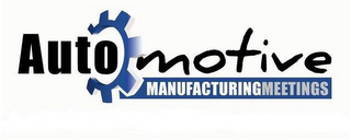 AUTOMOTIVE MANUFACTURING MEETINGS