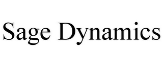 SAGE DYNAMICS