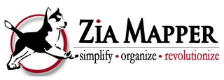 ZIA MAPPER SIMPLIFY · ORGANIZE · REVOLUTIONIZE