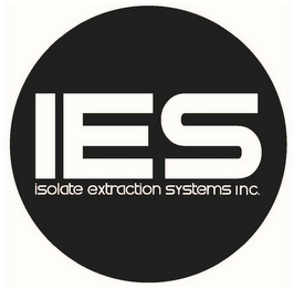 IES ISOLATE EXTRACTION SYSTEMS INC.