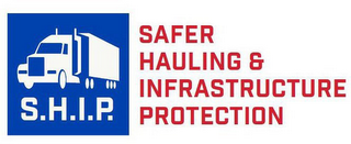 S.H.I.P. SAFER HAULING & INFRASTRUCTUREPROTECTION