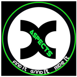 X ASPECTS FIND IT GRIND IT RIDE IT