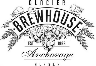 GLACIER · BREWHOUSE · EST 1996 ANCHORAGE ALASKA