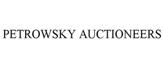 PETROWSKY AUCTIONEERS