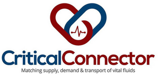 CRITICALCONNECTOR MATCHING SUPPLY, DEMAND & TRANSPORT OF VITAL FLUIDS