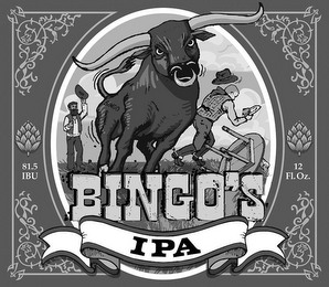 BINGO'S IPA BINGO 81.5 IBU AS FL.OZ