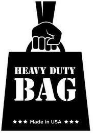 HEAVY DUTY BAG MADE IN USA