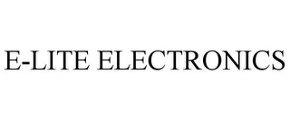 E-LITE ELECTRONICS