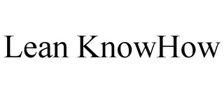 LEAN KNOWHOW