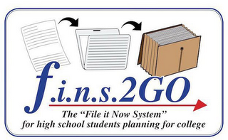 F.I.N.S.2GO THE "FILE IT NOW SYSTEM" FOR HIGH SCHOOL STUDENTS PLANNING FOR COLLEGE