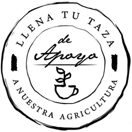 LLENA TU TAZA DE APOYO A NUESTRA AGRICULTURA