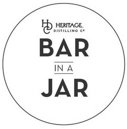 HDC HERITAGE DISTILLING CO. BAR IN A JAR