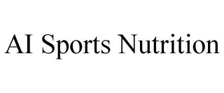 AI SPORTS NUTRITION