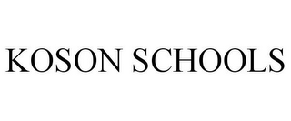 KOSON SCHOOLS