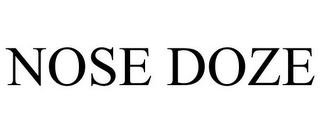 NOSE DOZE
