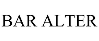 BAR ALTER