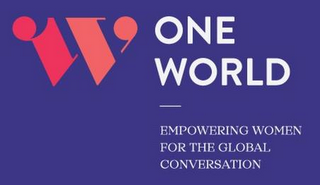 1W ONE WORLD EMPOWERING WOMEN FOR THE GLOBAL CONVERSATION