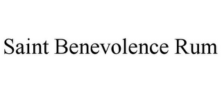 SAINT BENEVOLENCE RUM