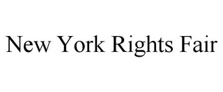 NEW YORK RIGHTS FAIR