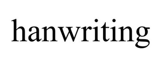 HANWRITING