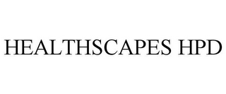 HEALTHSCAPES HPD