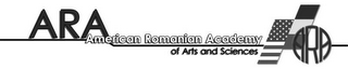 ARA AMERICAN ROMANIAN ACADEMY OF ARTS AND SCIENCES ARA