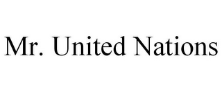 MR. UNITED NATIONS