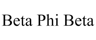 BETA PHI BETA