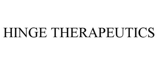 HINGE THERAPEUTICS