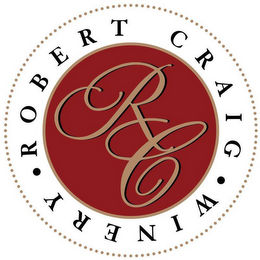 RC · ROBERT CRAIG · WINERY
