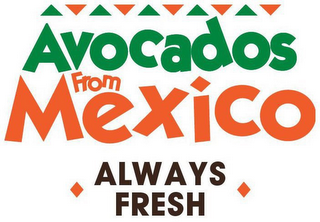 AVOCADOS FROM MEXICO ALWAYS FRESH