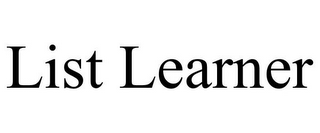 LIST LEARNER