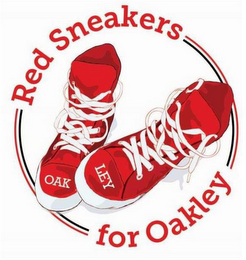 RED SNEAKERS FOR OAKLEY OAK LEY