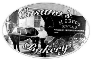 CUSANO'S BAKERY ASK FOR M. GRECO BREAD 203 BLEECKER ST. N.Y.C.